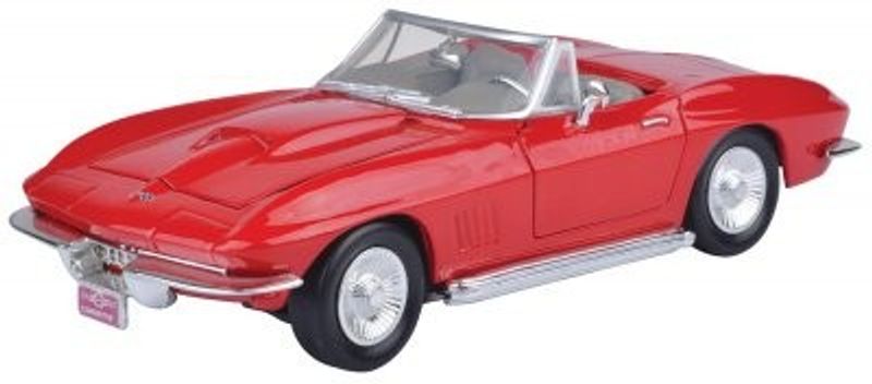 Chevrolet Corvette 1967 röd - Skala 1:24