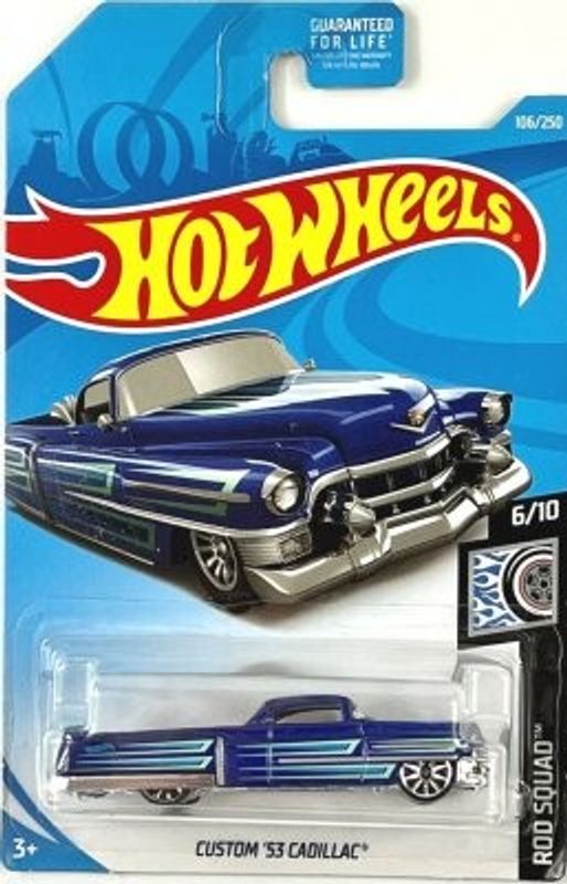 Cadillac 1953 custom blå - Hot Wheels 1:64