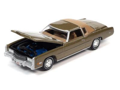 Cadillac Eldorado 1975 guld - skala 1:64