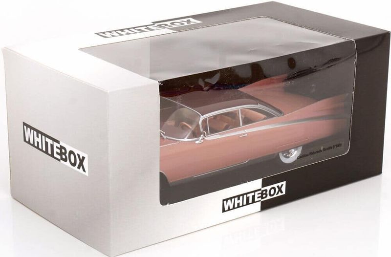 Cadillac Eldorado Seville 1959 rosa/brun - skala 1:24
