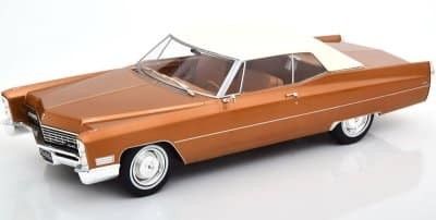 Cadillac DeVille soft top 1967 - bronze - skala 1:18
