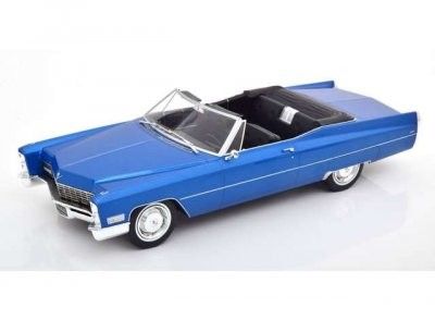 Cadillac DeVille 1967 - blå - skala 1:18