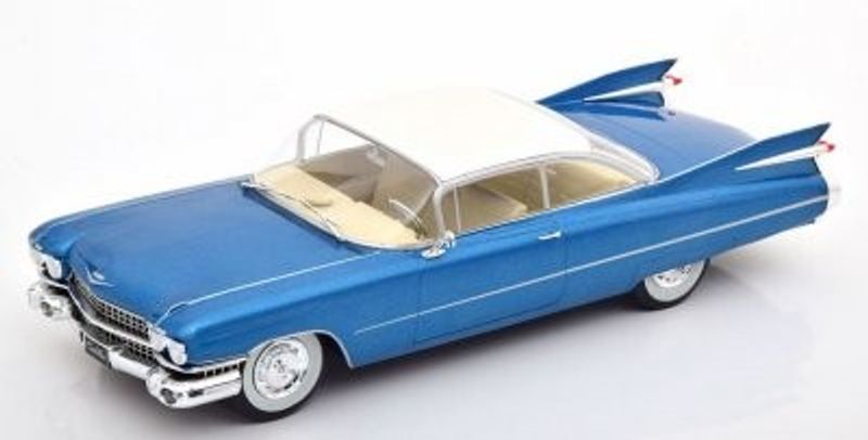 Cadillac Eldorado 1959 blå/vit - skala 1:24