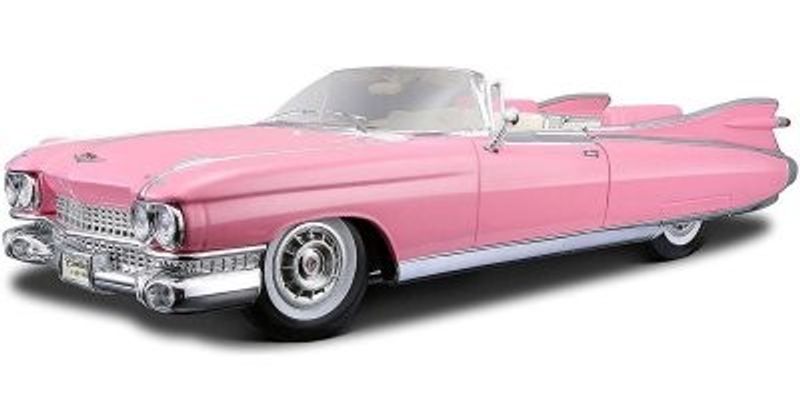 Cadillac Eldorado Biarritz 1959 rosa - skala 1:18