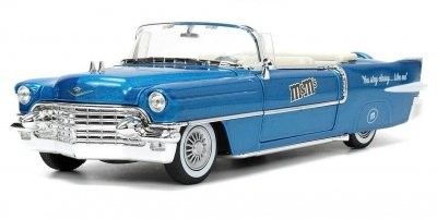 Cadillac Eldorado 1956 blå M & M - skala 1:24
