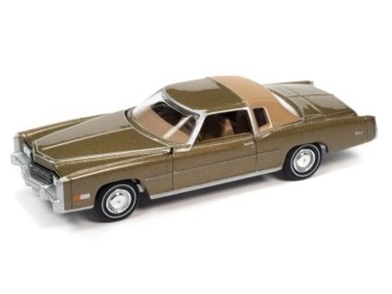 Cadillac Eldorado 1975 guld - skala 1:64