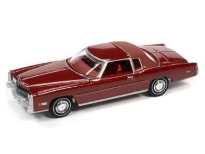 Cadillac Eldorado 1975 röd - skala 1:64