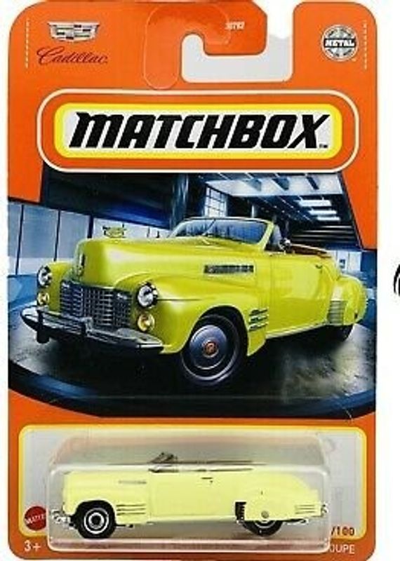 Cadillac serie 62 gul 1941 - Matchbox 1:64