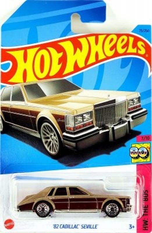 Cadillac Seville 1982 brun/röd- Hot Wheels 1:64