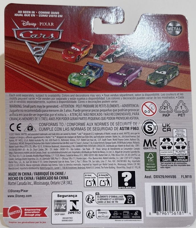 Carla Veloso nr 8 - Disney Cars 2 v2026