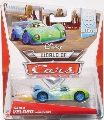 Carla Veloso nr 8 med flammor - Cars 2