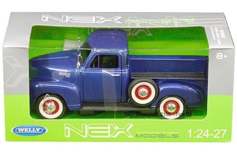 Chevrolet 3100 PickUp 1953 blå - skala 1:24