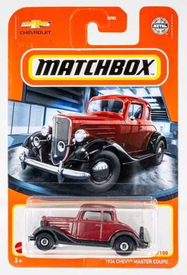 Chevrolet Master Coupé 1934 rot - Matchbox 1:64