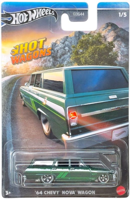 Chevrolet Nova Wagon 1964 Hot Wagons - Hot Wheels 1:64