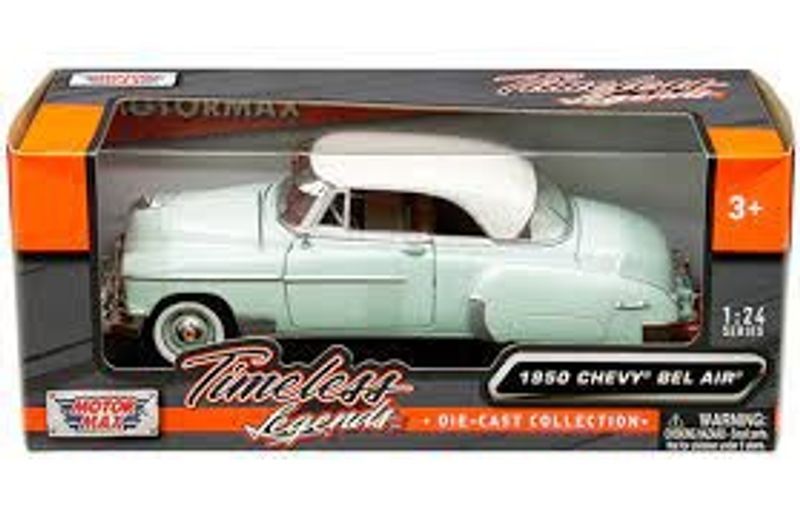 Chevrolet Bel Air 1950 - ljus grön - skala 1:24