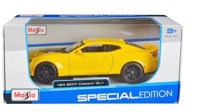 Chevrolet Camaro ZL1 2017 gul - skala 1:24