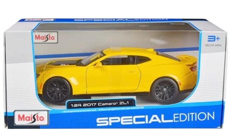 Chevrolet Camaro ZL1 2017 gul - skala 1:24