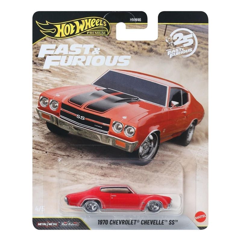 Chevrolet Chevelle SS 1970 röd Fast & Furious - Hot Wheels 1:64