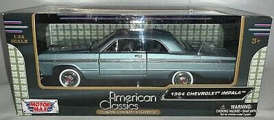 Chevrolet Impala 1964 blå - skala 1:24