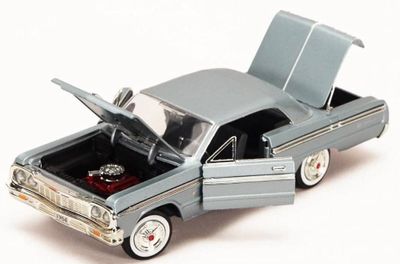 Chevrolet Impala 1964 blå - skala 1:24