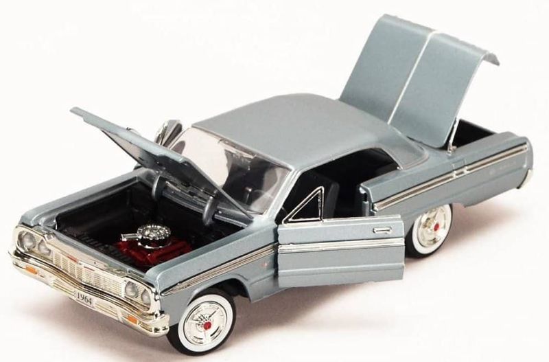 Chevrolet Impala 1964 blå - skala 1:24