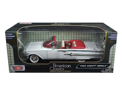 Chevrolet Impala Convertible 1960 vit - 1:18