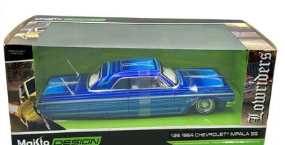 Chevrolet Impala SS 1964 custom blå - skala 1:26