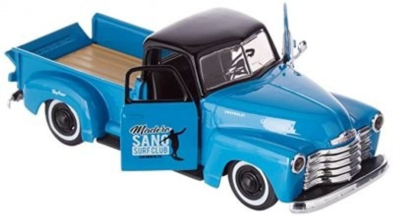 Chevrolet 3100 PickUp 1950 blå - skala 1:24