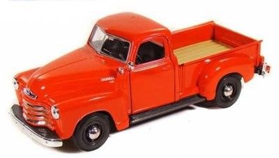 Chevrolet 3100 PickUp 1950 röd/orange - skala 1:24