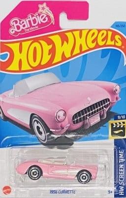 Chevrolet Corvette 1956 Barbie - Hot Wheels 1:64