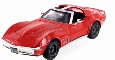 Chevrolet Corvette 1970 red - Skala 1:24