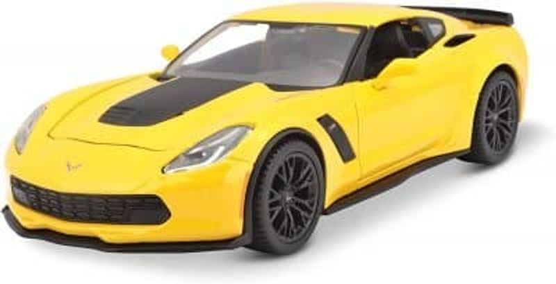 Chevrolet Corvette C7 Stingray Z06 2015 - gul - skala 1:24