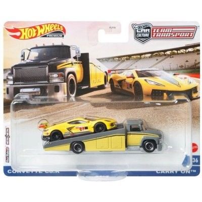 Chevrolet Corvette C8.R & Carry On - Hot Wheels 1:64