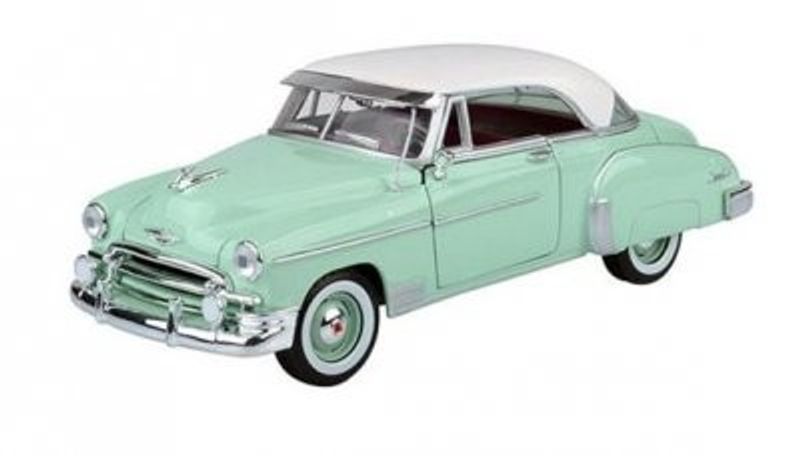 Chevrolet Bel Air 1950 - ljus grön - skala 1:24