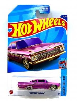 Chevrolet Impala 1959 rosa/gul