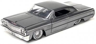 Chevrolet Impala 1964 low rider - grå - skala 1:24