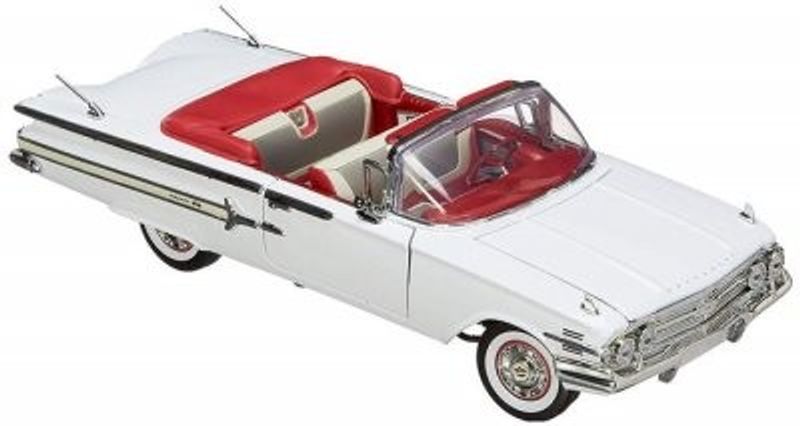 Chevrolet Impala Convertible 1960 vit - 1:18