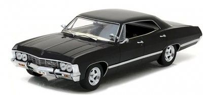 Chevrolet Impala 1967 Sport Sedan svart - Skala 1:24
