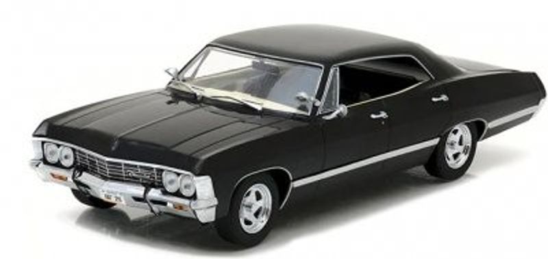 Chevrolet Impala 1967 Sport Sedan svart - Skala 1:24