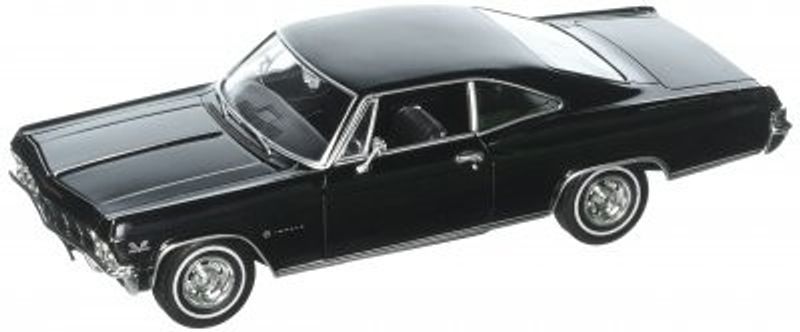 Chevrolet Impala SS 396 svart 1965 - skala 1:24