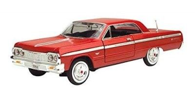 Chevrolet Impala 1964 röd - skala 1:24
