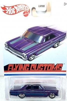Chevrolet Nova 1966 lila (Flying Customs) - Hot Wheels 1:64