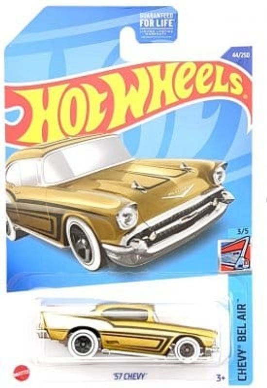 Chevrolet BelAir 57 guld - Hot Wheels 1:64