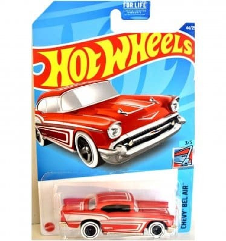 Chevrolet BelAir 57 röd/vit - Hot Wheels 1:64