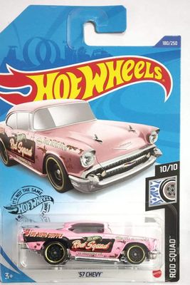 Chevrolet BelAir 57 rosa "Rod Squad"- Hot Wheels 1:64