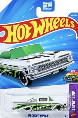 Chevrolet Imapala 1959 vit/grön - Hot Wheels 1:64