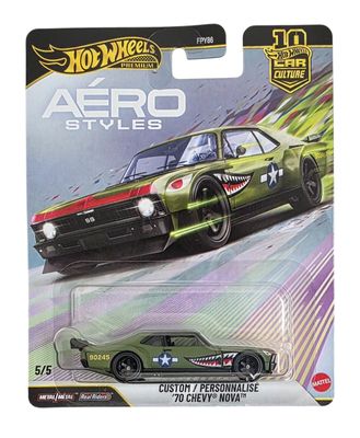 Chevrolet Nova 1970 custom - Hot Wheels Aero Styles 1:64