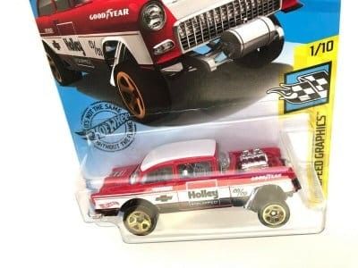 Chevrolet BelAir 55 Gasser röd - Hot Wheels 1:64