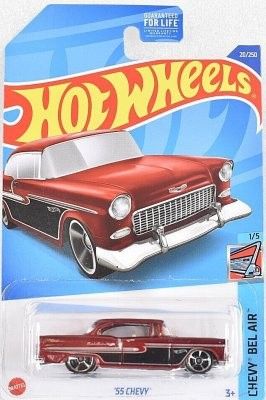 Chevrolet BelAir 55 röd - Hot Wheels 1:64