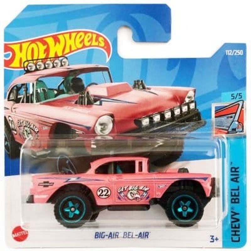 Chevrolet BelAir 55 Gasser rosa - Hot Wheels 1:64